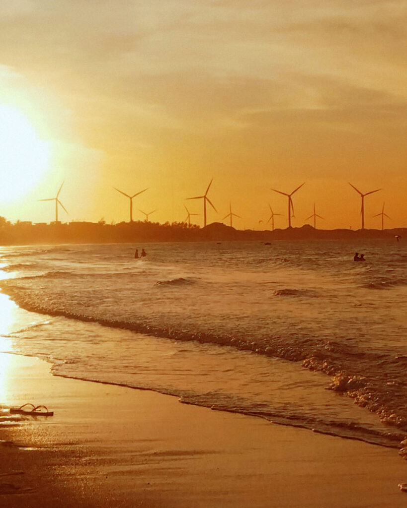 Pôr do sol em Icaraizinho de Amontada